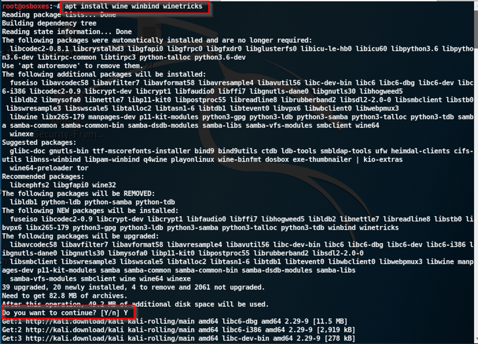 apt install wine winbind winetricks